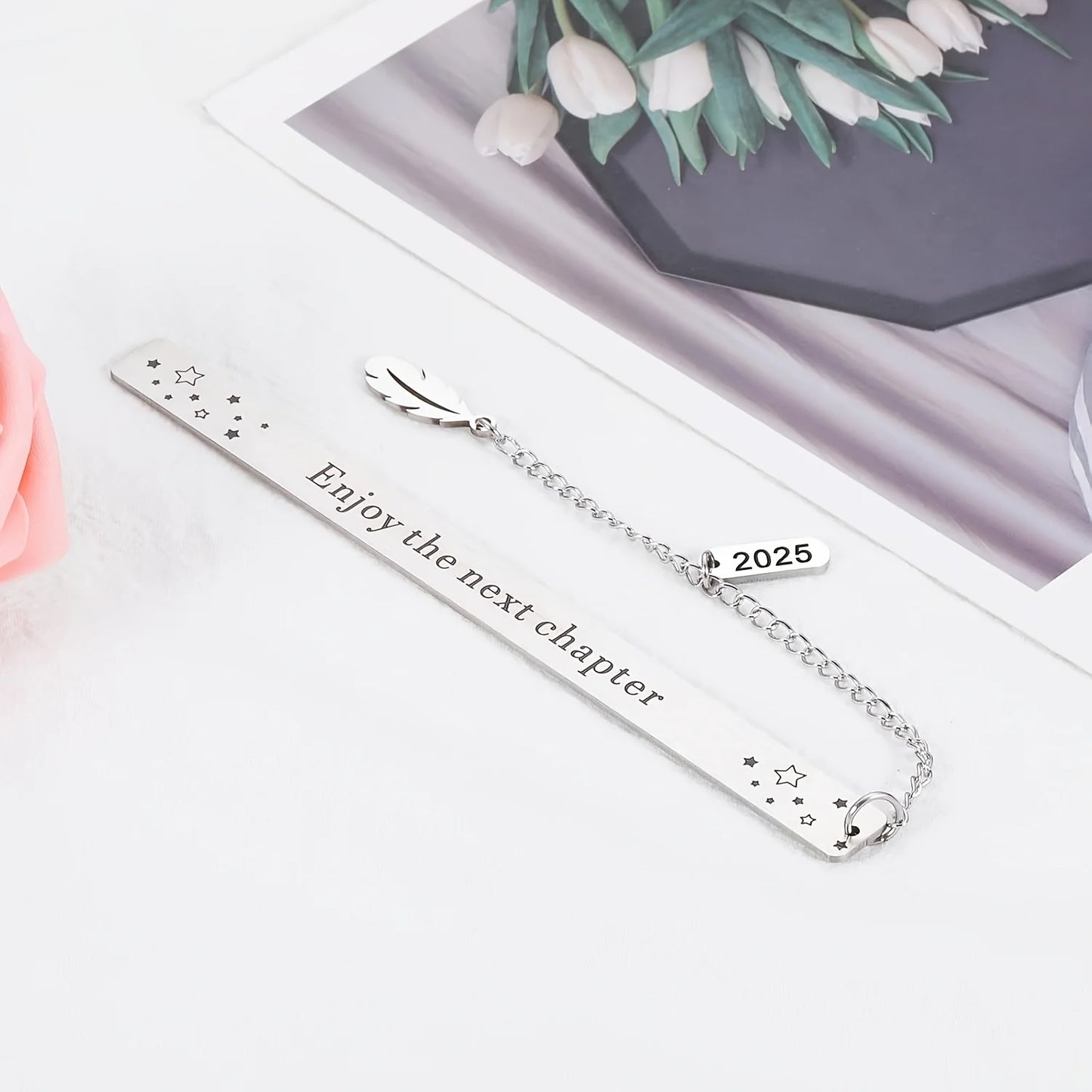 Wish Upon a Page Stainless Steel Bookmark