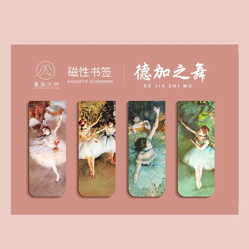 Famous Painting Masterpiece Magnetic Bookmarks