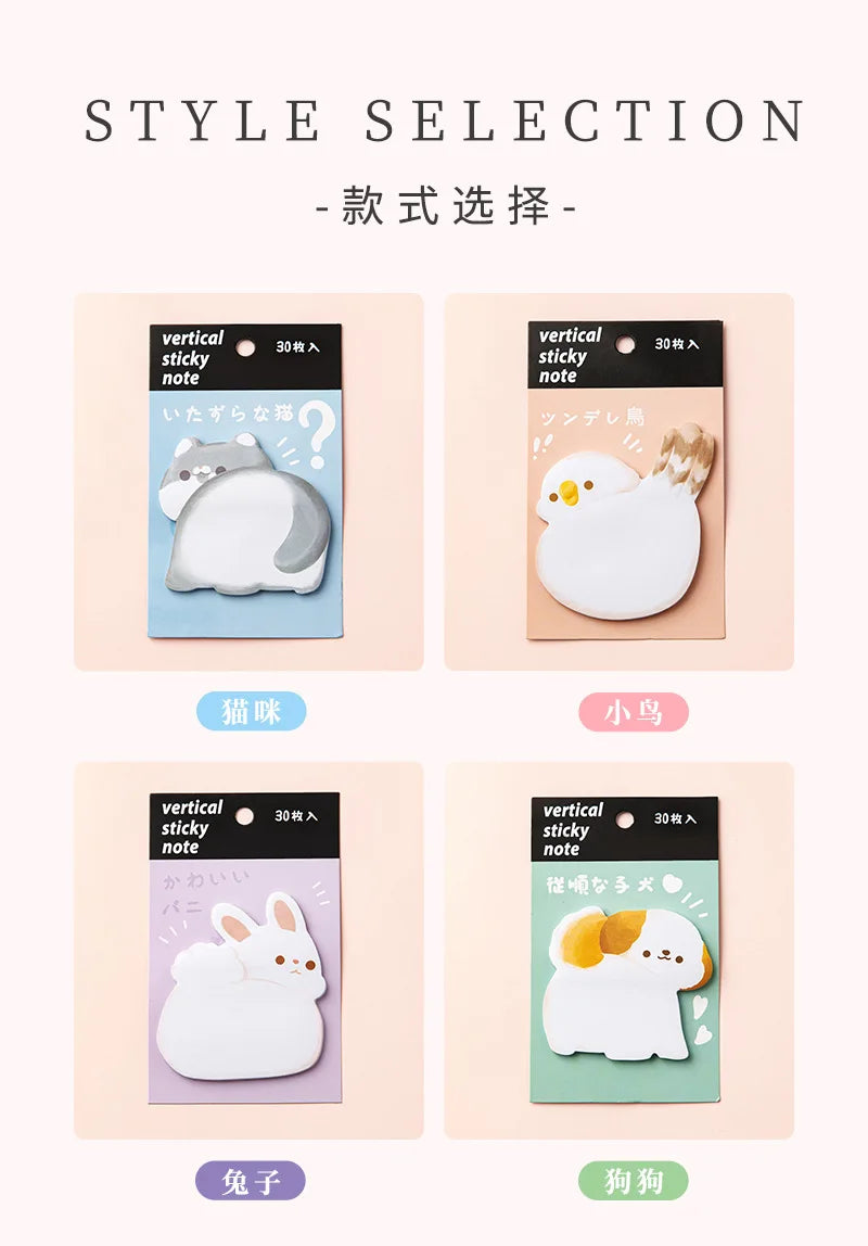 Pawsy Notes Animal Sticky Notes