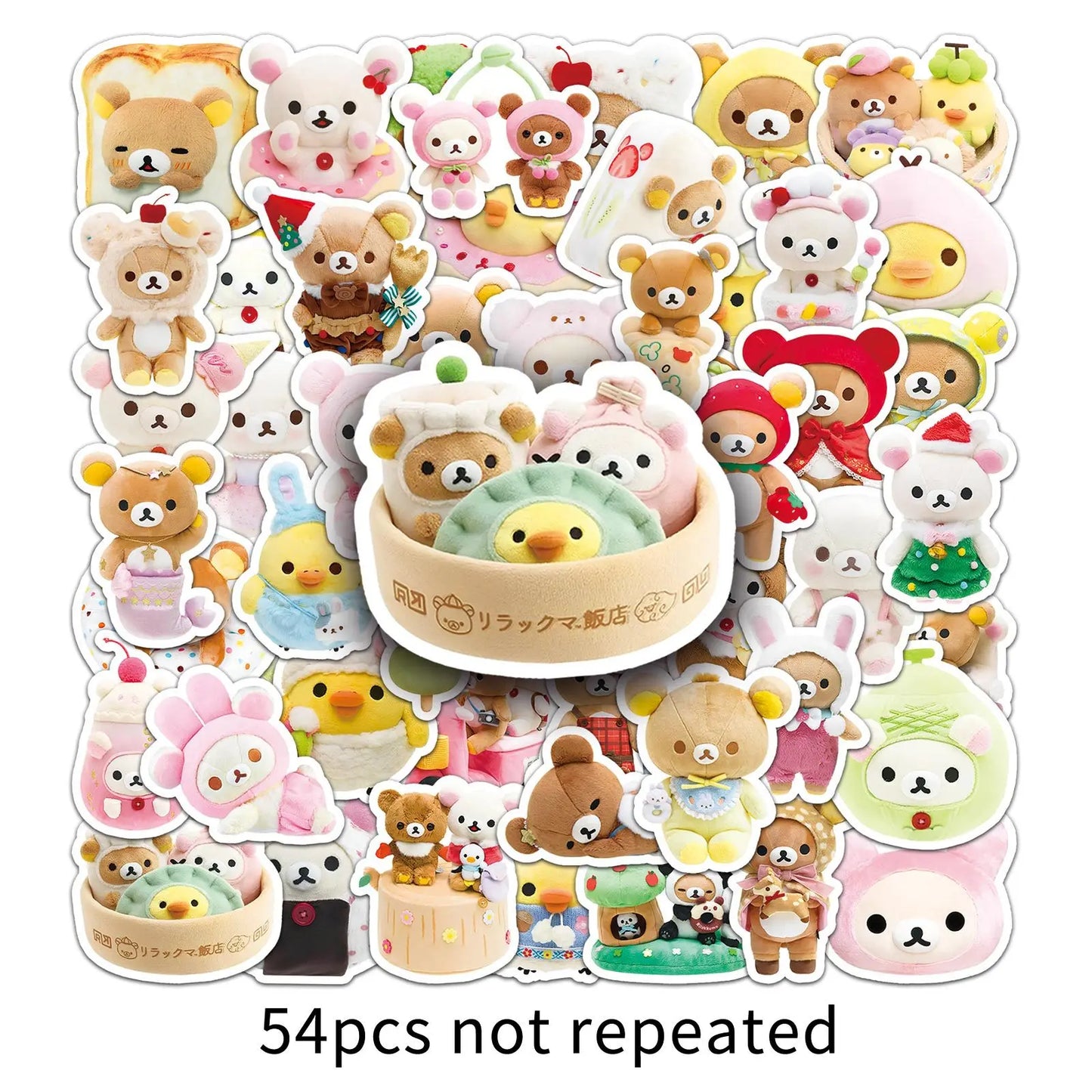 Rilakkuma Kawaii Snuggle Squad Stickers