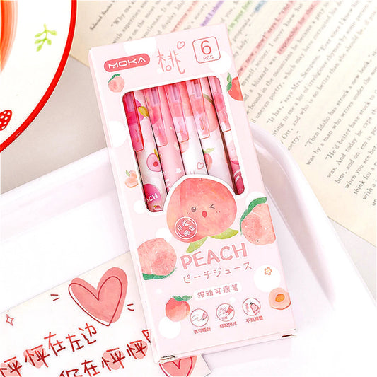 Peach Blossom Erasable Gel Pens