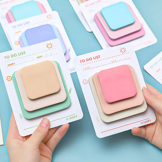 Pastel Stack Sticky Notes (3-Size)