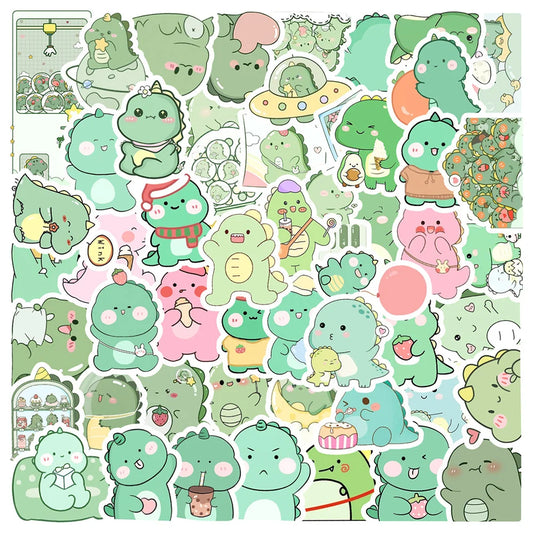 Rawr & Shine Green Dinosaur Sticker Set