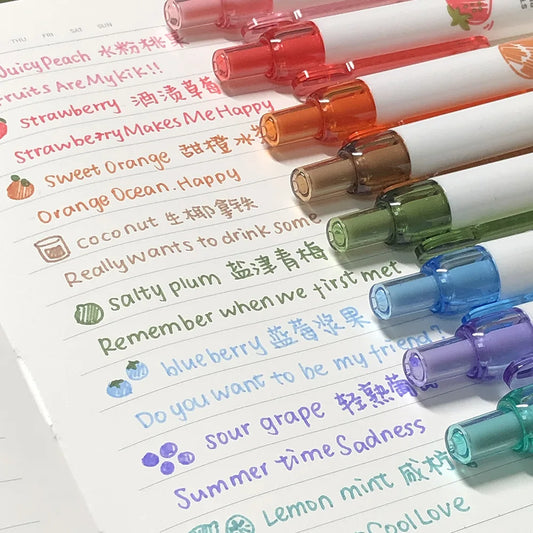 Pastel Punch Fruity Vibe Scented Gel Pens