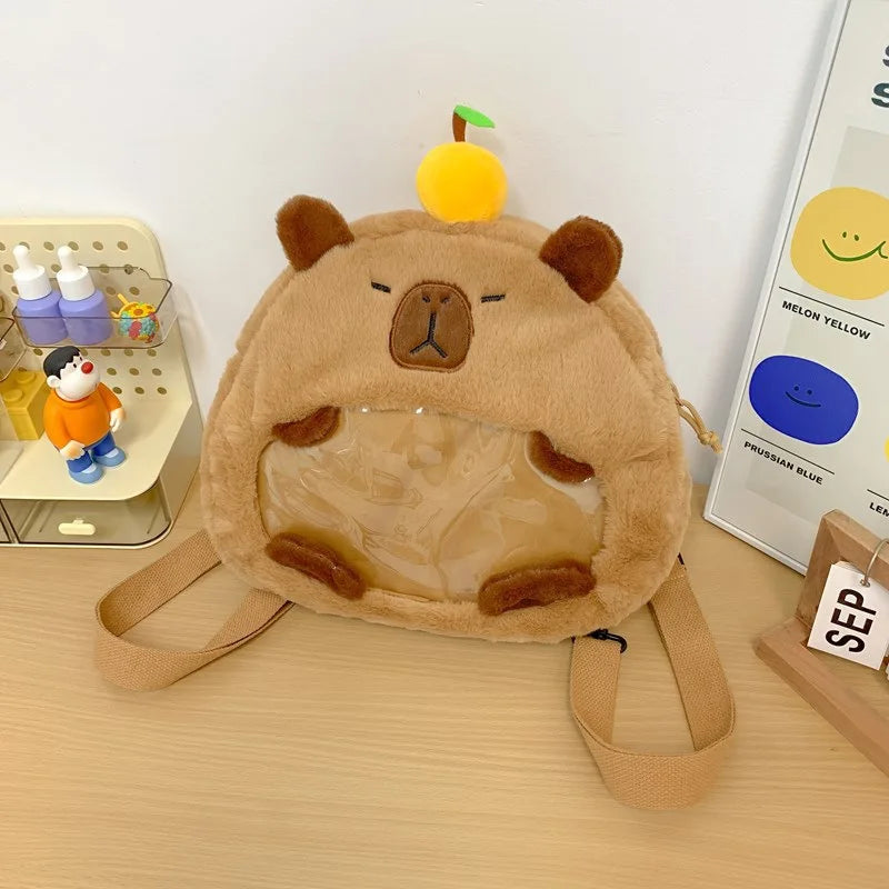 Sleepy Snout Capybara Softie Backpack
