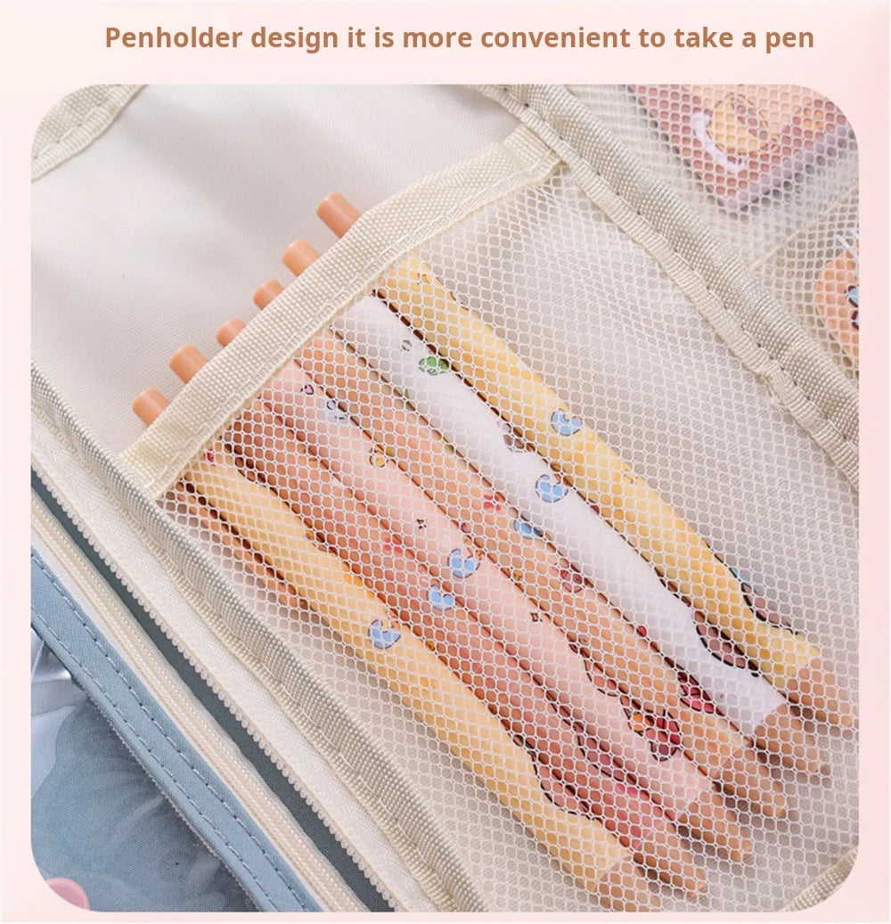 Sweet Treats Pouch 9 Layer Transparent Pencil Case