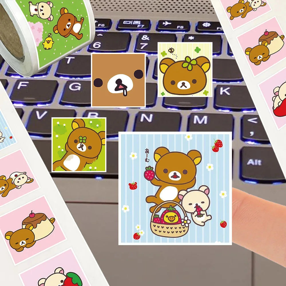Rilakkuma Treat Time Sticker Strip Roll