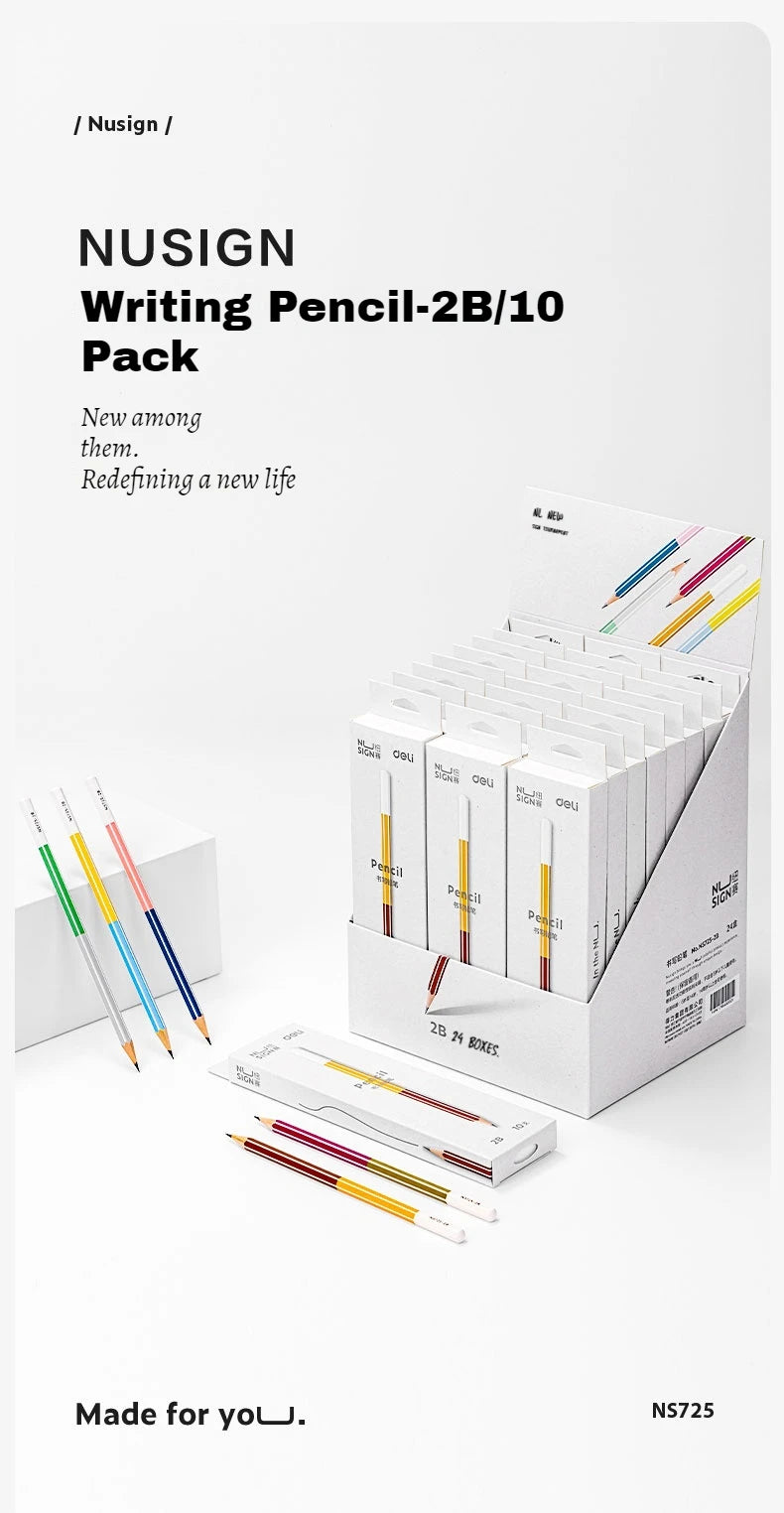 Duo Tone Dream Hexagonal Writing Pencils