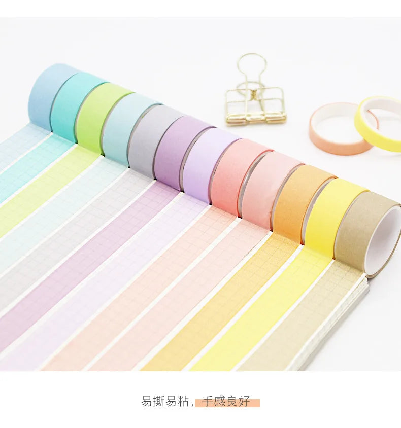 Rainbow Macaron Sorbet Washi Set