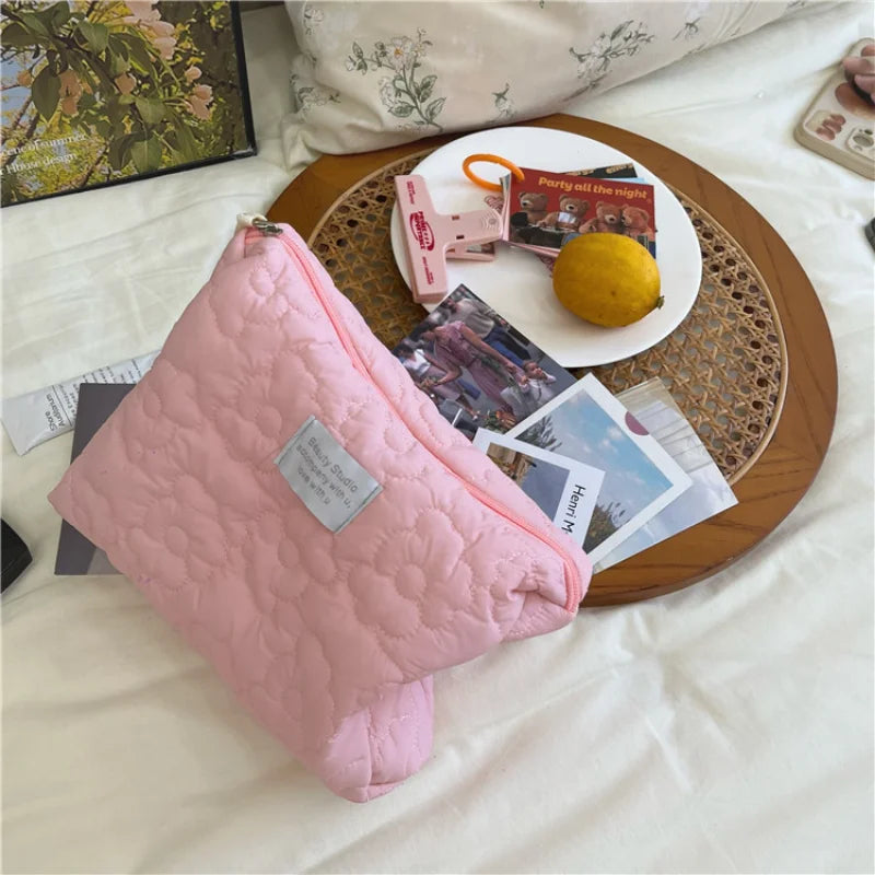 Puffy Dreams Floral Travel Toiletry Bag