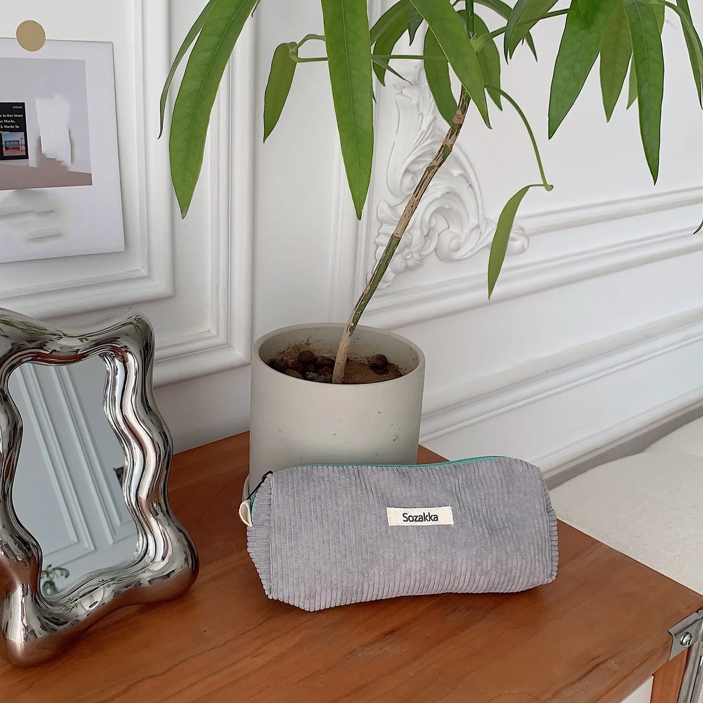 Retro Corduroy Dreams Pencil Case