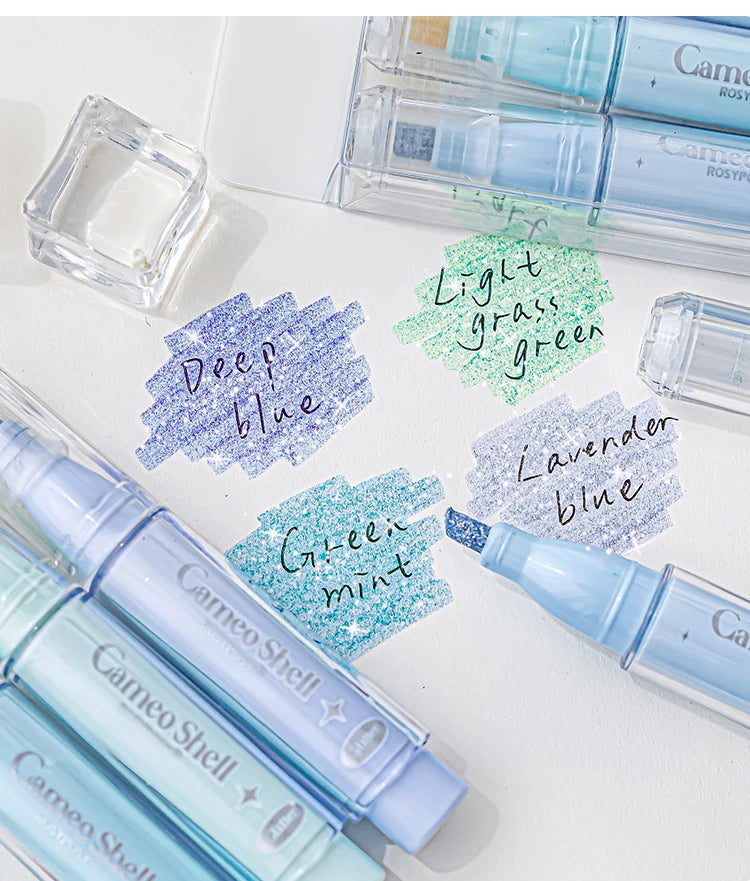Mermaid Mist Sparkling Fluorescent Highlighters