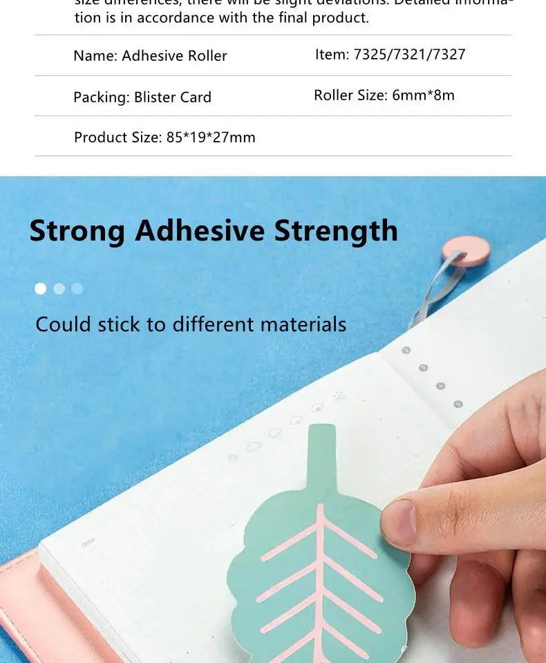 Crystal Wave Double-Sided Roller Glue Tape
