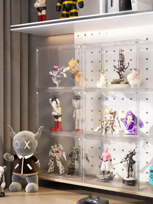 Treasure Cube Transparent Display Organizer Cabinet