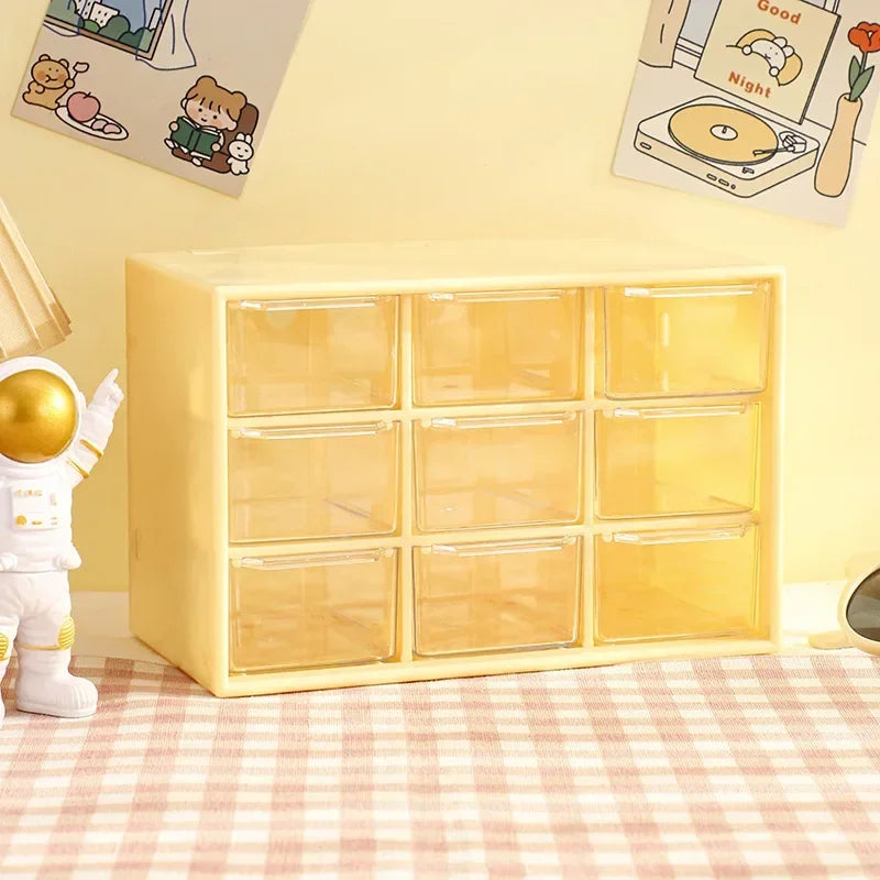 Pretty Pastel Storage 9 Grid Cubes Storage Drawers
