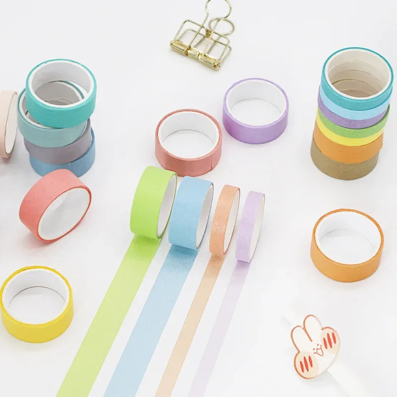Rainbow Macaron Sorbet Washi Set