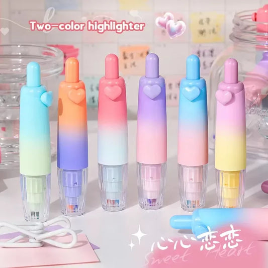 HeartPop Twin Tips Highlighters Set