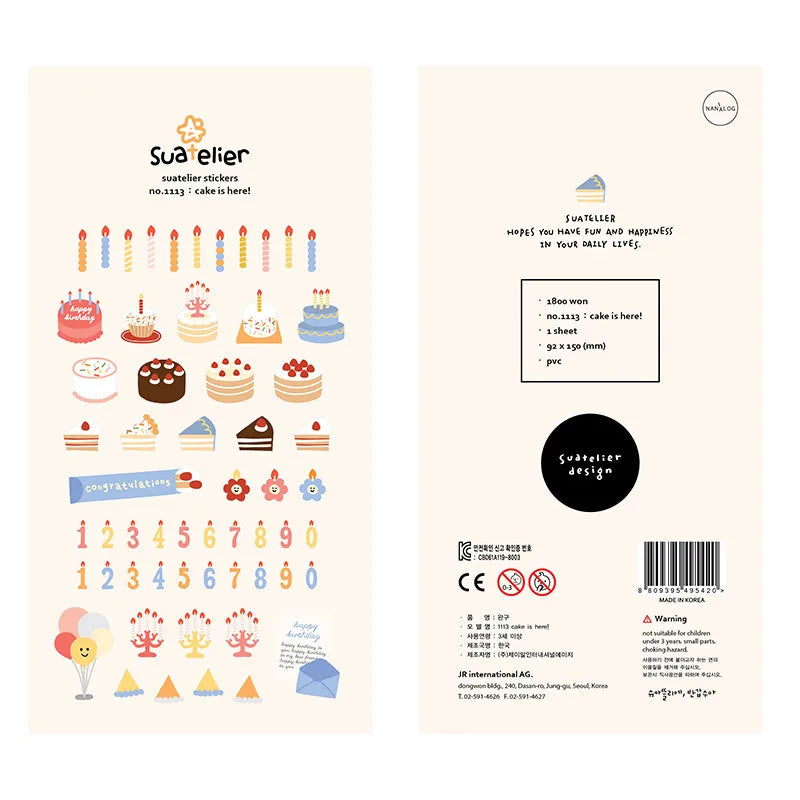 Suatelier Cottagecore Daily Life Stickers