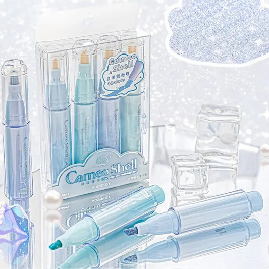 Mermaid Mist Sparkling Fluorescent Highlighters