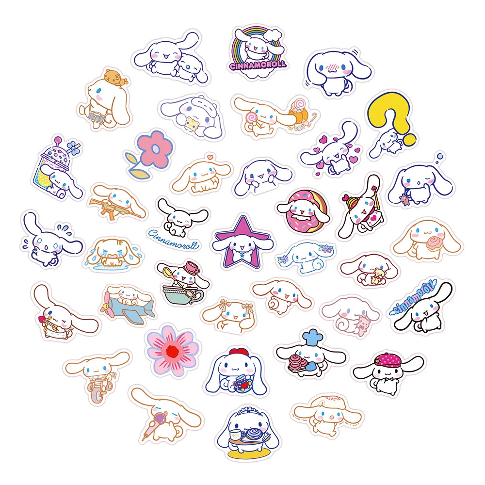 Sanrio Cinnamoroll Aesthetic Vinyl Stickers