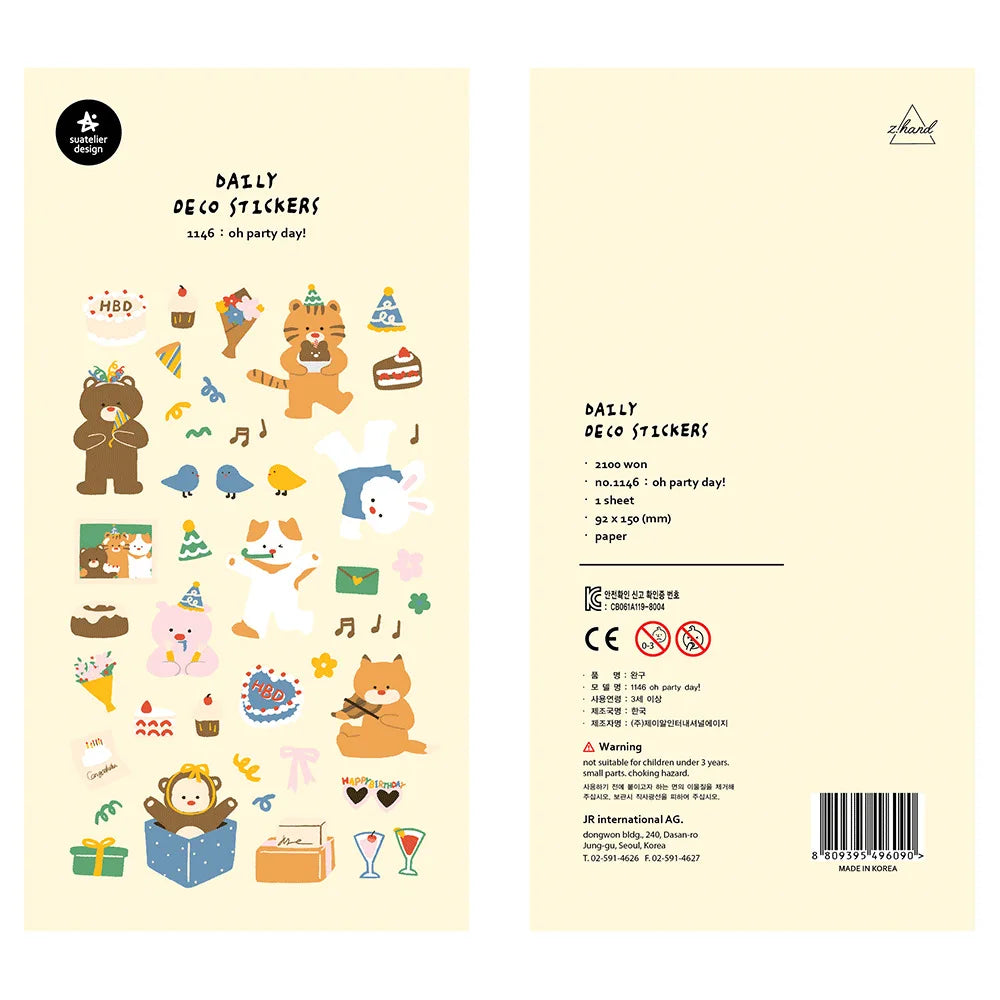 Suatelier Cottagecore Daily Life Stickers