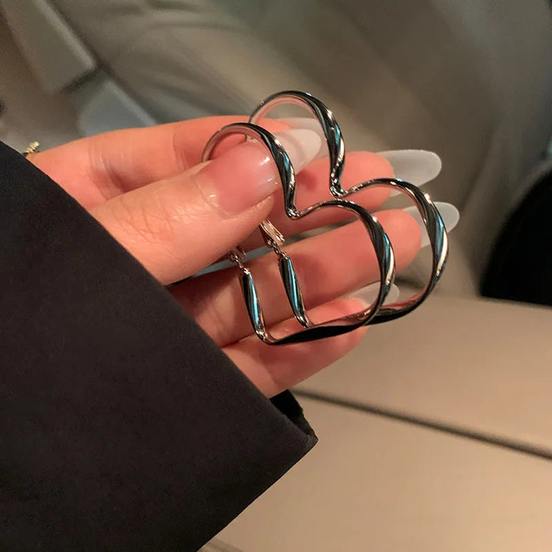 Twist Me Love Hoop Earrings
