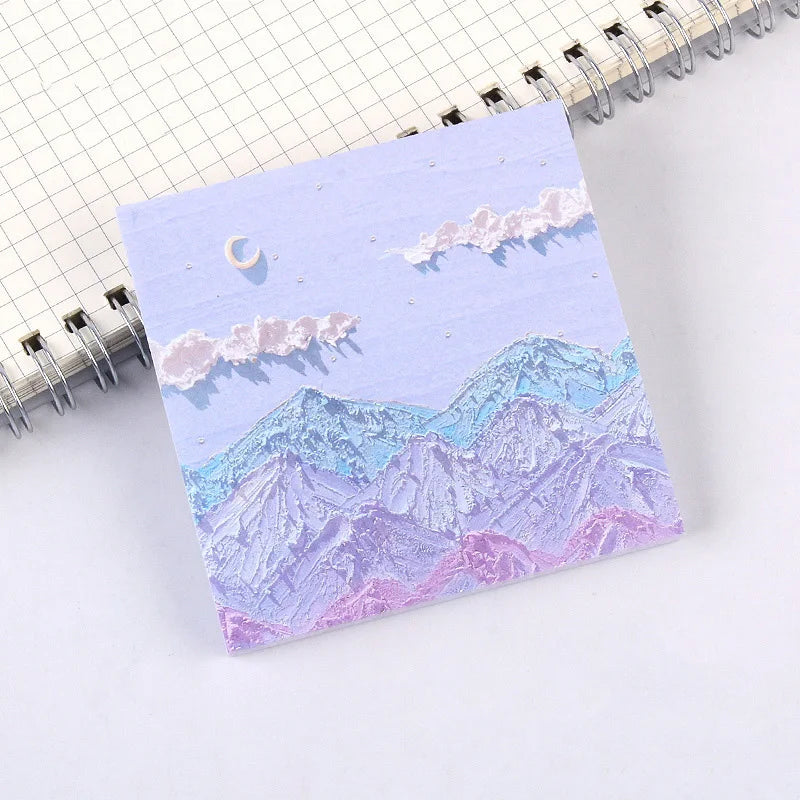 Pastella Landscape Painting Sticky Notes