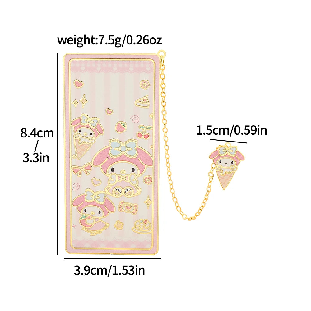 Sanrio Dreams Metal with Chain Bookmark
