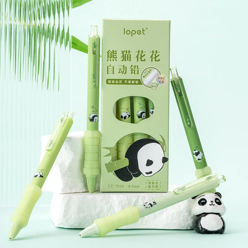 Panda Bamboo Mechanical Pencil Set