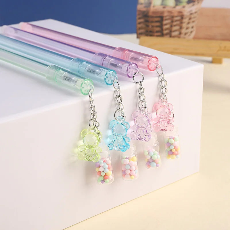 Gummy Bear Charm Pen Erasable Gel Pen