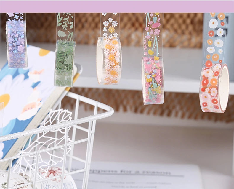 Whimsical Wonders Transparent Sticker Rolls
