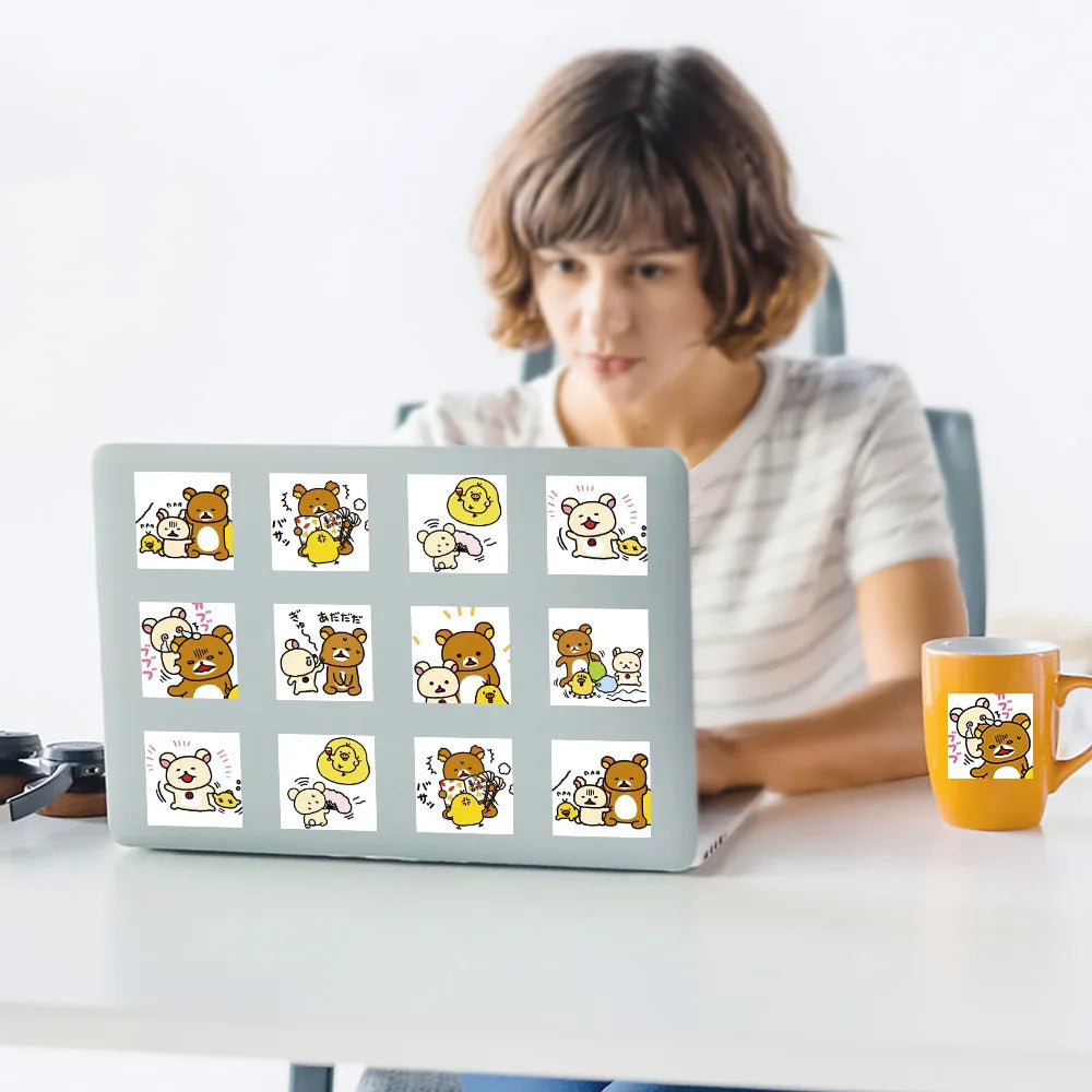 Rilakkuma Treat Time Sticker Strip Roll