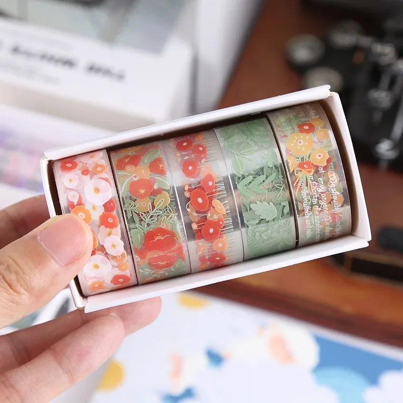 Whimsical Wonders Transparent Sticker Rolls