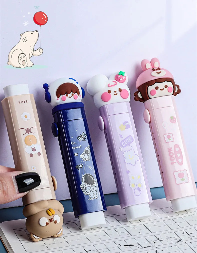 Paw-fect Push-Pull Pencil Eraser