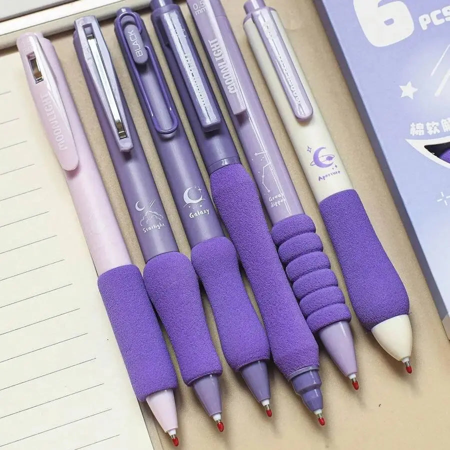 Moonlight & Heart Note Gel Pens