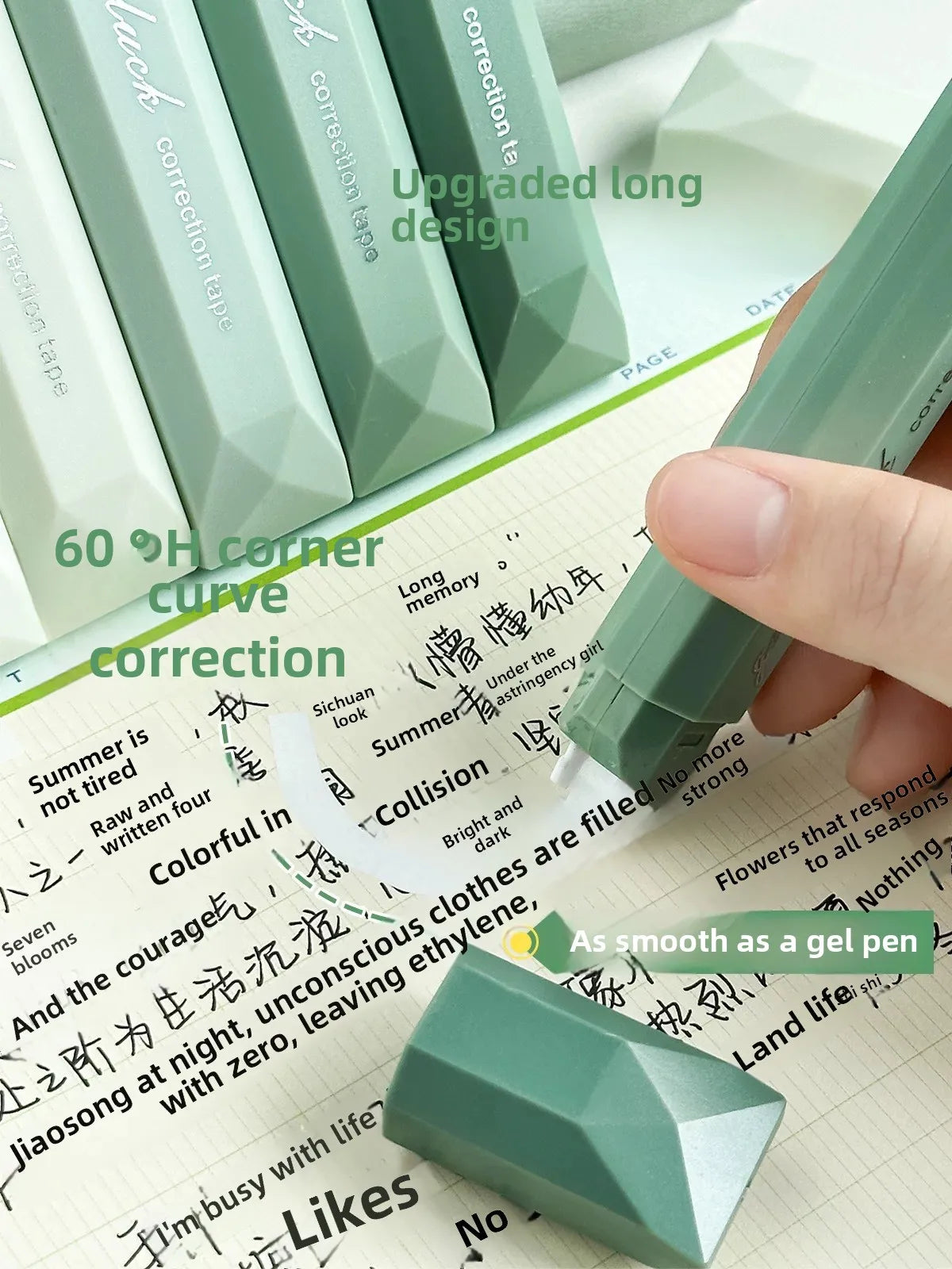Dreamy Pastel Gradient Correction Tapes