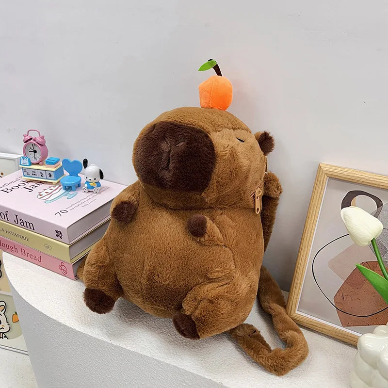 Sleepy Snout Capybara Softie Backpack