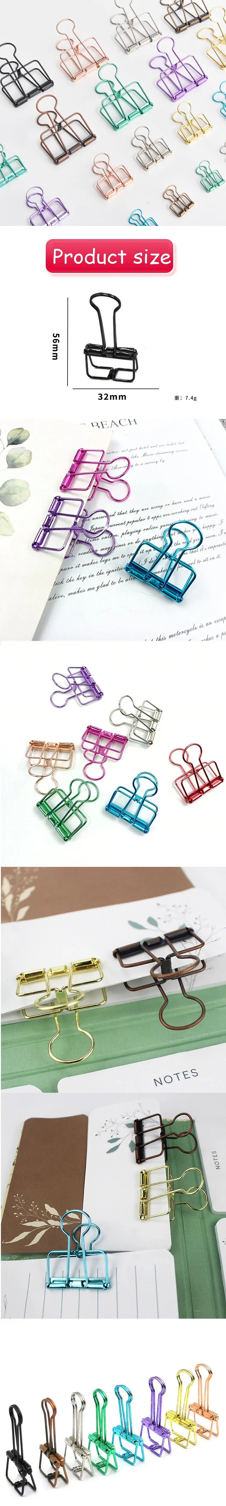 Pastel Prism Paper Clips