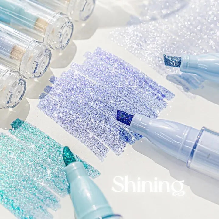 Mermaid Mist Sparkling Fluorescent Highlighters