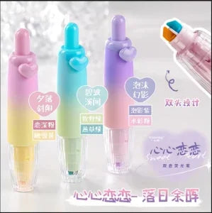 HeartPop Twin Tips Highlighters Set