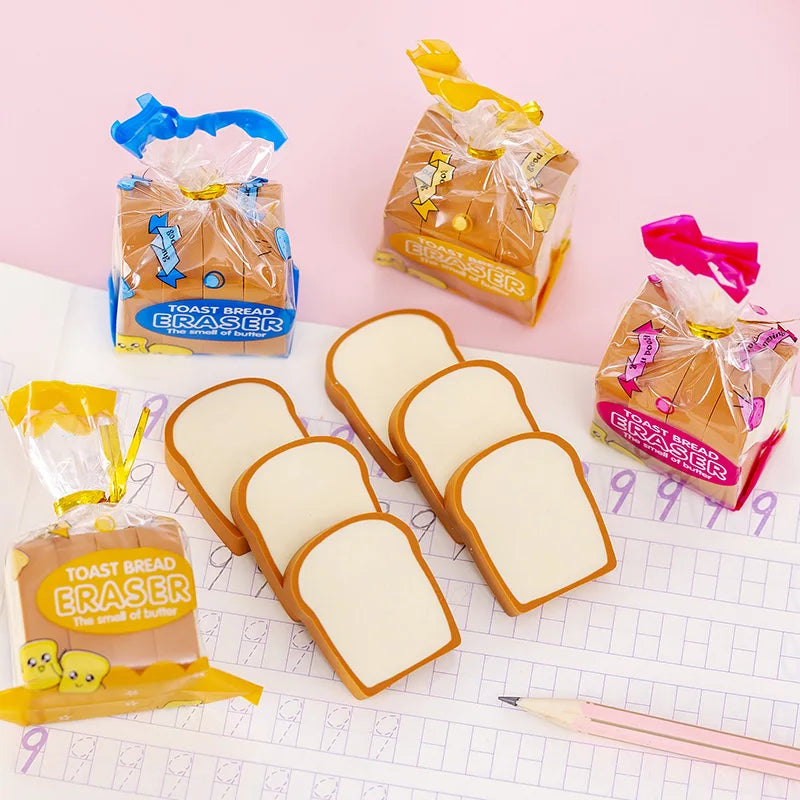 Fresh Toast Bread Slice Erasers