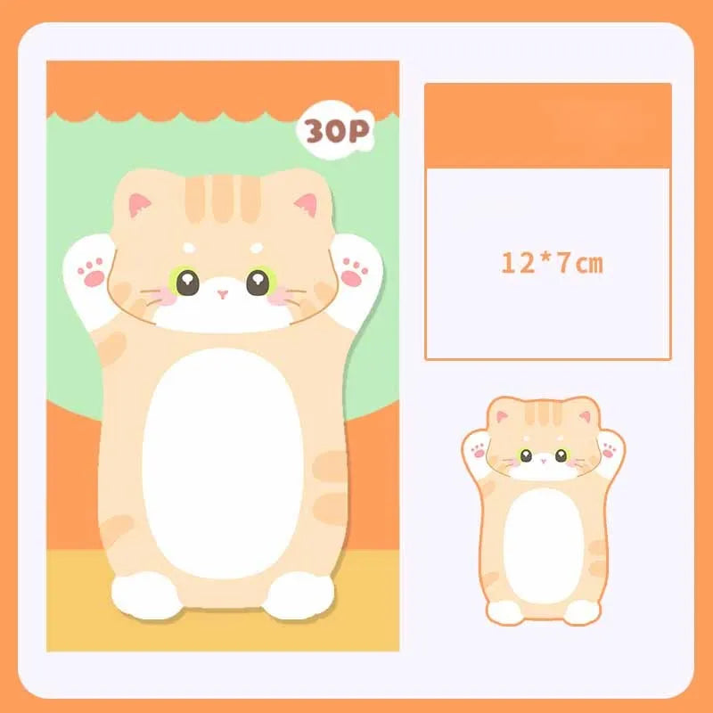Paw-sitive Kitty Sticky Notes