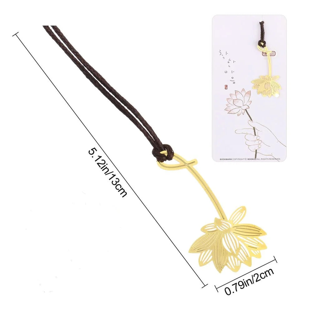 Imperial Garden Chinese Style Brass Bookmark