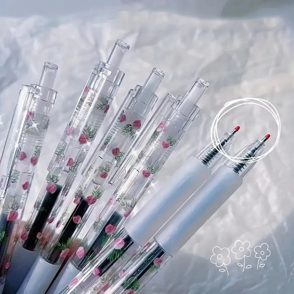 Fresh Bloom Botanical Retractable Gel Pens