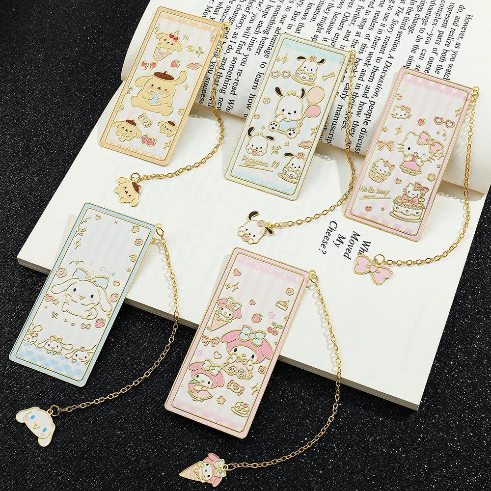 Sanrio Dreams Metal with Chain Bookmark