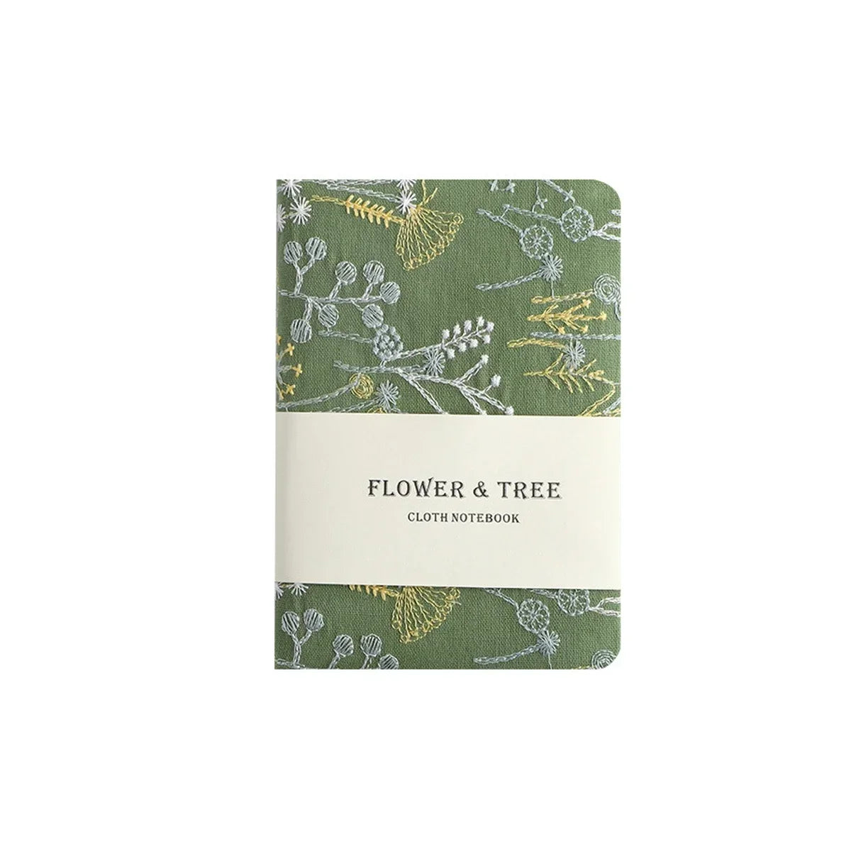 Wildflower Whispers Embroidered A6 Notebook