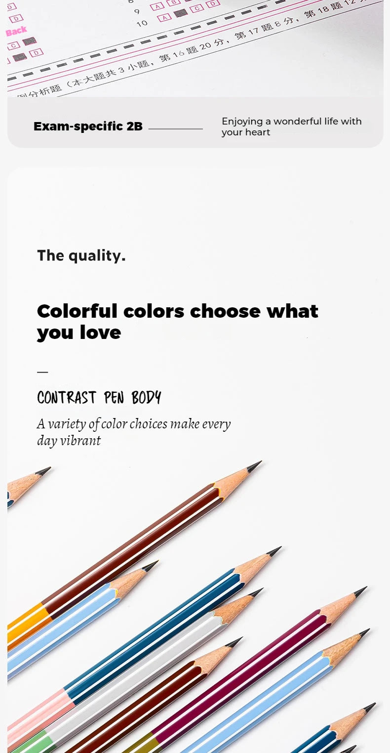 Duo Tone Dream Hexagonal Writing Pencils