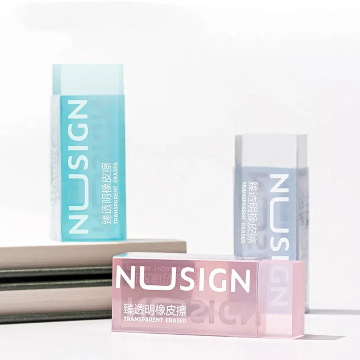 Crystal Clear Jelly-like Erasers