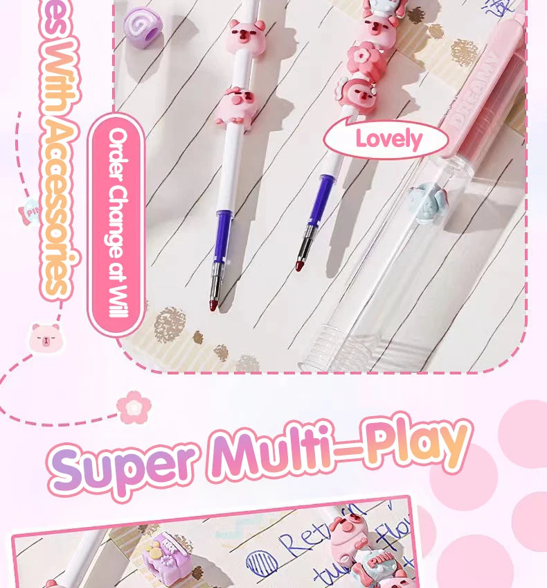 Squishy Friends Erasable Ballpoint Pens