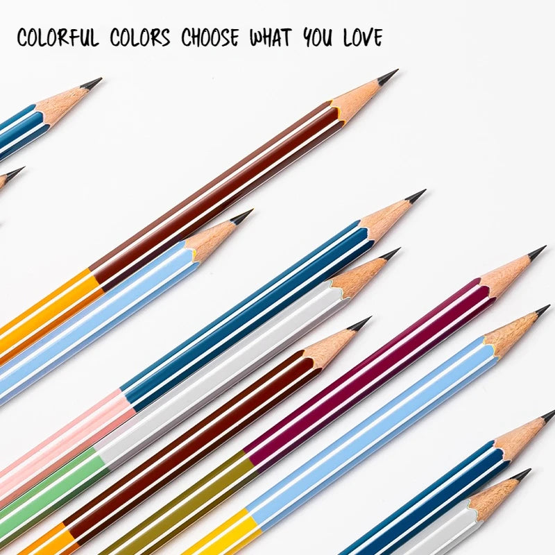 Duo Tone Dream Hexagonal Writing Pencils